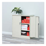 Alera® Assembled 42" High Heavy-Duty Welded Storage Cabinet, Two Adjustable Shelves, 36w x 18d, Putty (ALECM4218PY)