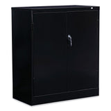 Alera® Economy Assembled Storage Cabinet, 36w x 18d x 42h, Black (ALECME4218BK)