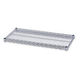 Alera® Industrial Wire Shelving Extra Wire Shelves, 36w x 18d, Silver, 2 Shelves/Carton (ALESW583618SR)