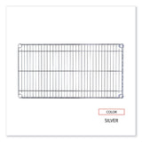 Alera® Industrial Wire Shelving Extra Wire Shelves, 36w x 18d, Silver, 2 Shelves/Carton (ALESW583618SR)