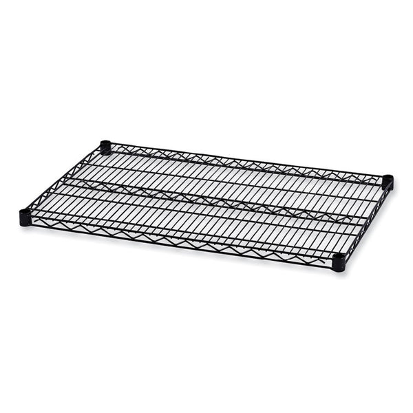 Alera® Industrial Wire Shelving Extra Wire Shelves, 36w x 24d, Black, 2 Shelves/Carton (ALESW583624BL)