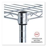 Alera® Industrial Wire Shelving Extra Wire Shelves, 36w x 24d, Silver, 2 Shelves/Carton (ALESW583624SR) Pack of 2