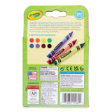Crayola® Washable Tripod Grip Crayons, Assorted Colors, 8/Pack (CYO811460) Pack of 8
