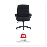 Alera® Alera Kesson Series High-Back Office Chair, Supports Up to 300 lb, 19.21" to 22.7" Seat Height, Black (ALEKS4110)