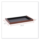 Alera® Alera Valencia Series Center Drawer, Laminate, 24.5w x 15d x 2h, Medium Cherry (ALEVA312414MC)