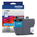 Brother LC402CS Ink, 550 Page-Yield, Cyan (BRTLC402CS)