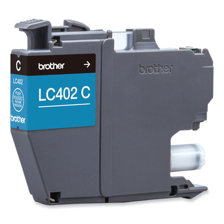 Brother LC402CS Ink, 550 Page-Yield, Cyan (BRTLC402CS)