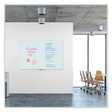 U Brands Glass Dry Erase Board, 70 x 47, White Surface (UBR2301U0001) Each