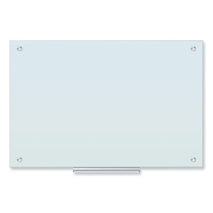 U Brands Glass Dry Erase Board, 35 x 23, White Surface (UBR2298U0001) Each