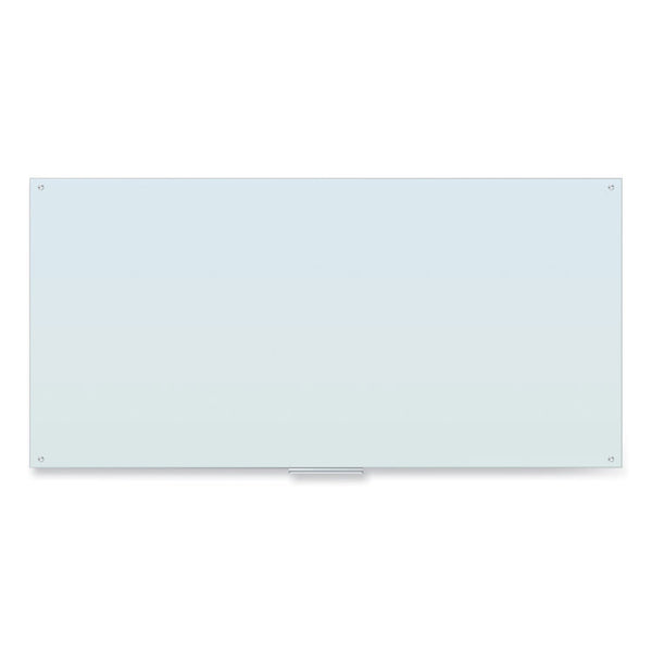 U Brands Glass Dry Erase Board, 96 x 47, White Surface (UBR4148U0001) Each