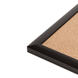 U Brands Cork Bulletin Board with Black Aluminum Frame, 35 x 23, Tan Surface (UBR2880U0001) Each