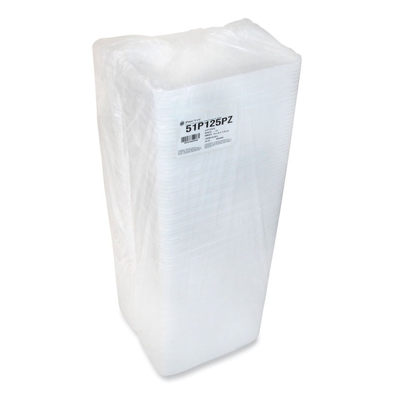 Pactiv Supermarket Tray, #25PZ, 15 x 8 x 1.25, White, Foam, 200/Carton (PCT51P125PZ) Case of 200