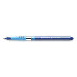 Schneider® Slider Basic Ballpoint Pen, Stick, Extra-Bold 1.4 mm, Blue Ink, Blue Barrel, 10/Box (RED151203) Box of 10