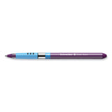 Schneider® Slider Basic Ballpoint Pen, Stick, Extra-Bold 1.4 mm, Violet Ink, Violet Barrel, 10/Box (RED151208) Box of 10