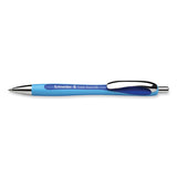 Schneider® Slider Rave XB Ballpoint Pen, Retractable, Extra-Bold 1.4 mm, Blue Ink, Blue/Light Blue Barrel (RED132503)