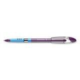 Schneider® Slider Basic Ballpoint Pen, Stick, Extra-Bold 1.4 mm, Violet Ink, Violet Barrel, 10/Box (RED151208) Box of 10