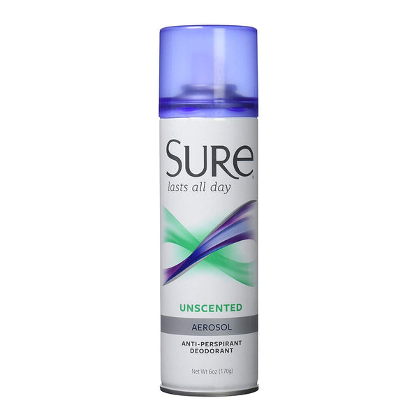 Sure® Antiperspirant / Deodorant Spray 6 oz. Unscented (305199_EA) 1/EA