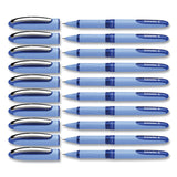 Schneider® One Hybrid N Roller Ball Pen, Stick, Extra-Fine 0.3 mm, Blue Ink, Blue Barrel, 10/Box (RED183403)