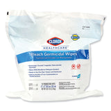 Clorox Healthcare® Bleach Germicidal Wipes, 1-Ply, 12 x 12, Unscented, White, 110/Bag (CLO30359) Box of 110