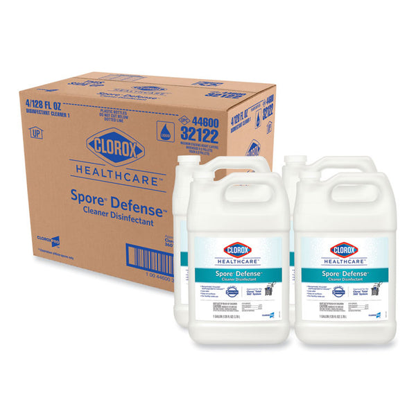 Clorox Healthcare® Spore Defense, Closed System, 1 gal Bottle, 4/Carton (CLO32122)