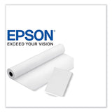 Epson® Exhibition Fiber Paper Roll, 12 mil, 17" x 50 ft, Glossy White (EPSS045188)