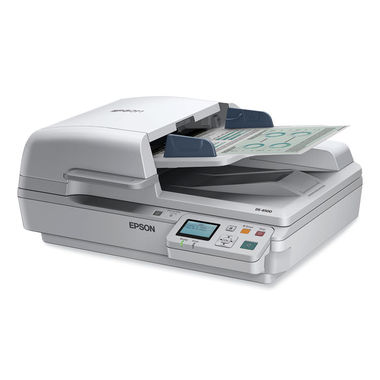 Epson® WorkForce DS-6500 Scanner, 1200 dpi Optical Resolution, 100-Sheet Duplex Auto Document Feeder (EPSB11B205221)