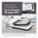 Epson® WorkForce DS-1630 Flatbed Color Document Scanner, 1200 dpi Optical Resolution, 50-Sheet Duplex Auto Document Feeder (EPSB11B239201) Each