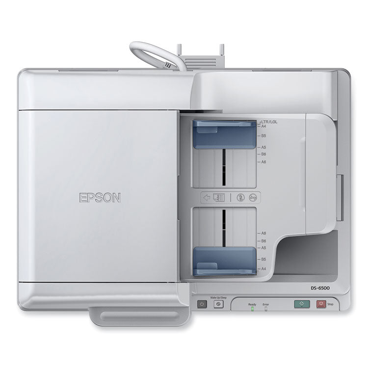 Epson® WorkForce DS-6500 Scanner, 1200 dpi Optical Resolution, 100-Sheet Duplex Auto Document Feeder (EPSB11B205221)