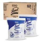 LYSOL® Brand Professional Disinfecting Wipe Bucket Refill, 1-Ply, 6 x 8, Lemon and Lime Blossom, White, 800 Wipes/Bag, 2 Refill Bags/CT (RAC99857CT) Case of 2