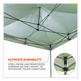 ergodyne® Shax 6051 Heavy-Duty Pop-Up Tent Kit, Single Skin, 10 ft x 10 ft, Polyester/Steel, Lime, Ships in 1-3 Business Days (EGO12951)
