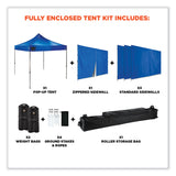 ergodyne® Shax 6053 Enclosed Pop-Up Tent Kit, Single Skin, 10 ft x 10 ft, Polyester/Steel, Blue, Ships in 1-3 Business Days (EGO12977)