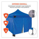 ergodyne® Shax 6053 Enclosed Pop-Up Tent Kit, Single Skin, 10 ft x 10 ft, Polyester/Steel, Blue, Ships in 1-3 Business Days (EGO12977)