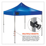 ergodyne® Shax 6053 Enclosed Pop-Up Tent Kit, Single Skin, 10 ft x 10 ft, Polyester/Steel, Blue, Ships in 1-3 Business Days (EGO12977)