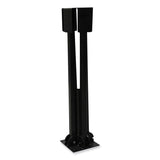 ergodyne® Shax 6190 Umbrella Stand, 1.65" Cylinder with Set Screw Clamp, Metal, 48 x 48 x 10, Black, Ships in 1-3 Business Days (EGO12990)