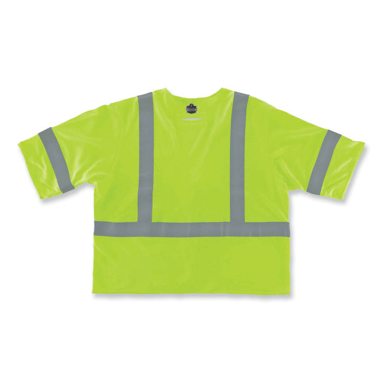 ergodyne® GloWear 8356FRHL Class 3 FR Hook and Loop Safety Vest with Sleeves, Modacrylic, Small/Med, Lime, Ships in 1-3 Business Days (EGO22213) Each