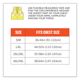 ergodyne® GloWear 8356FRHL Class 3 FR Hook and Loop Safety Vest with Sleeves, Modacrylic, 4XL/5XL, Lime, Ships in 1-3 Business Days (EGO22219) Each