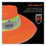 ergodyne® GloWear 8935 Hi-Vis Ranger Sun Hat, Polyester, Small/Medium, Orange, Ships in 1-3 Business Days (EGO23257) Each