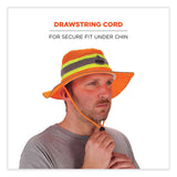 ergodyne® GloWear 8935 Hi-Vis Ranger Sun Hat, Polyester, Small/Medium, Orange, Ships in 1-3 Business Days (EGO23257) Each