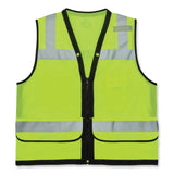 ergodyne® GloWear 8253HDZ Class 2 Heavy-Duty Mesh Surveyors Vest, Polyester, Small/Medium, Lime, Ships in 1-3 Business Days (EGO23323) Each