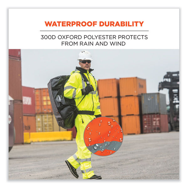 ergodyne® GloWear 8915 Class E Hi-Vis Rain Pants, Medium, Orange, Ships in 1-3 Business Days (EGO24413) Each