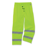 ergodyne® GloWear 8915 Class E Hi-Vis Rain Pants, 2X-Large, Lime, Ships in 1-3 Business Days (EGO24426) Each