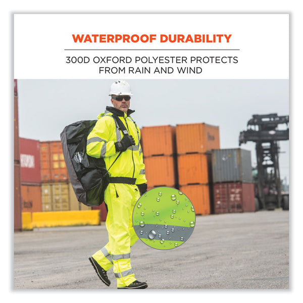 ergodyne® GloWear 8915 Class E Hi-Vis Rain Pants, 3X-Large, Lime, Ships in 1-3 Business Days (EGO24427) Each