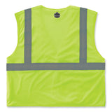ergodyne® GloWear 8210HL-S Single Size Class 2 Economy Mesh Vest, Polyester, X-Small, Lime, Ships in 1-3 Business Days (EGO24521) Each