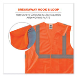 ergodyne® GloWear 8215BA-S Single Size Class 2 Economy Breakaway Mesh Vest, Polyester, 3X-Large, Orange, Ships in 1-3 Business Days (EGO24557) Each