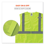 ergodyne® GloWear 8215BA-S Single Size Class 2 Economy Breakaway Mesh Vest, Polyester, 5X-Large, Lime, Ships in 1-3 Business Days (EGO24549) Each