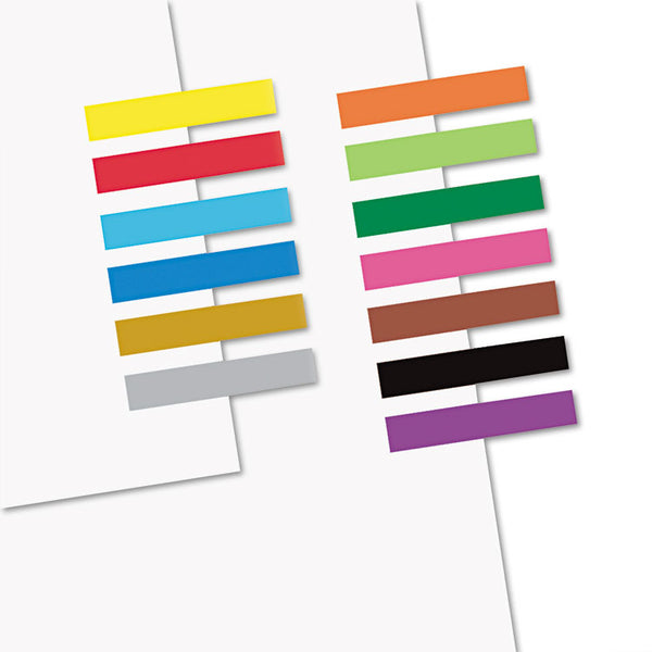 Redi-Tag® Removable/Reusable Page Flags, 13 Assorted Colors, 240 Flags/Pack (RTG20202) Pack of 240