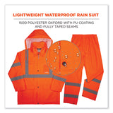 ergodyne® GloWear 8376K Lightweight HV Rain Suit, Large, Orange, Ships in 1-3 Business Days (EGO25334) Each