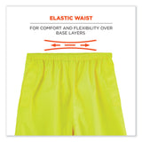 ergodyne® GloWear 8916 Class E Lightweight Hi-Vis Rain Pants, Large, Lime, Ships in 1-3 Business Days (EGO25344) Each