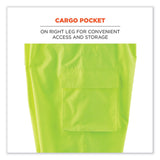 ergodyne® GloWear 8915BK Class E Hi-Vis Rain Pants Black Bottom, Small, Lime, Ships in 1-3 Business Days (EGO25422) Each