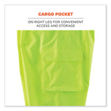 ergodyne® GloWear 8915BK Class E Hi-Vis Rain Pants Black Bottom, 5X-Large, Lime, Ships in 1-3 Business Days (EGO25429) Each